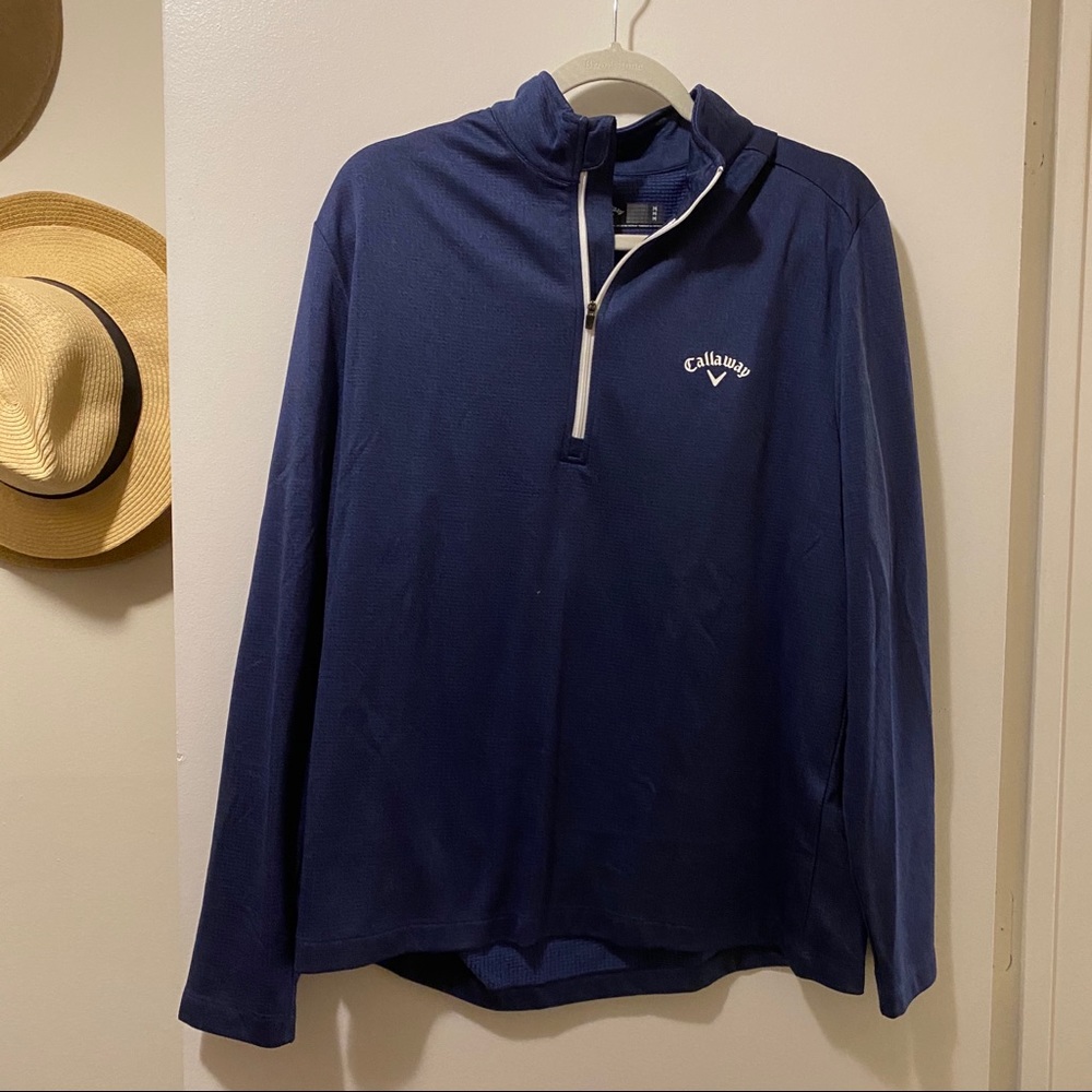 Callaway athletic half zipper pull over